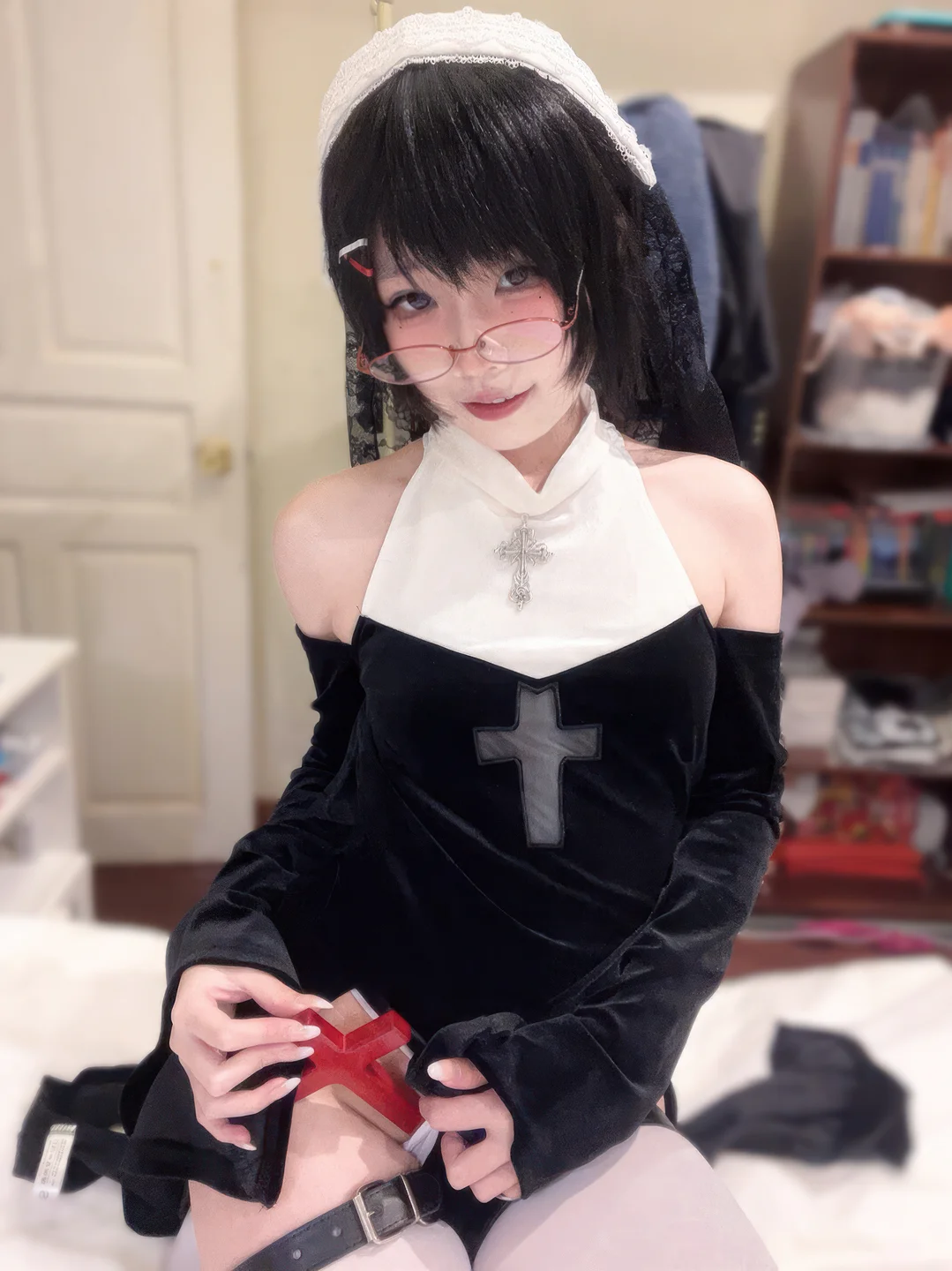 清水凪 - No.021 修女的祷告 [18P,1V-118MB] tg@simisebaisi 【丝足阁】004.webp